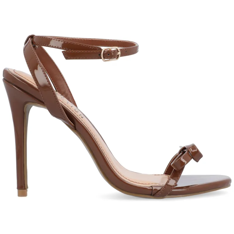 ELVINA STRAPPY HEEL IN PATENT sold by Journee Collection