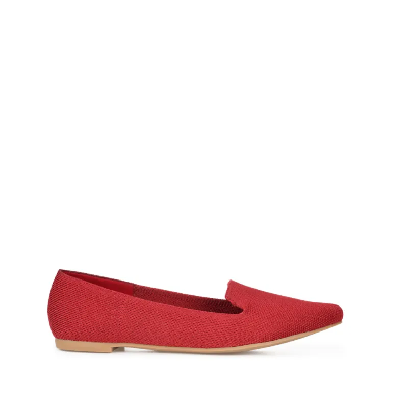 VICKIE LOAFER FLATS IN KNIT FABRIC sold by Journee Collection