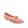 PATRICIA BALLET FLATS IN FAUX SUEDE sold by Journee Collection