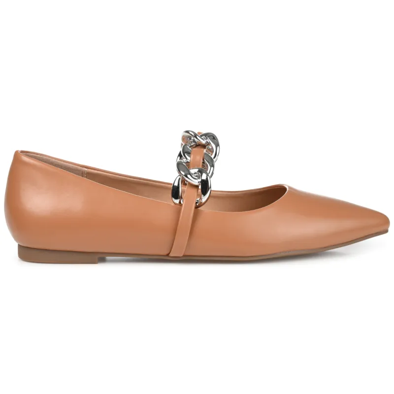 METINAA MARY JANE FLAT IN FAUX LEATHER sold by Journee Collection