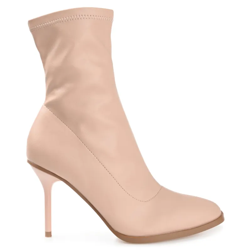 GIZZEL PULL ON BOOTIES IN FAUX LEATHER sold by Journee Collection