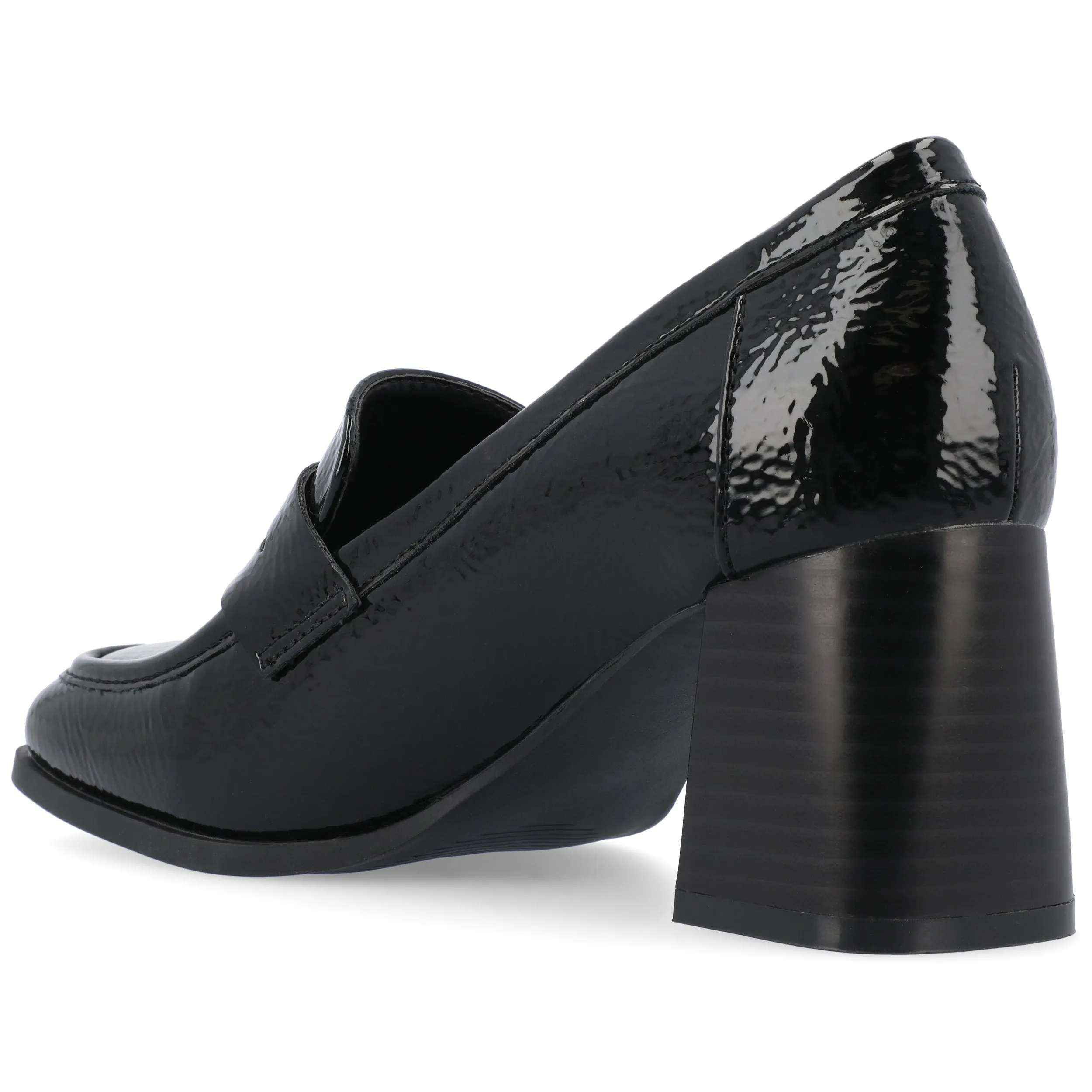 MALLEAH BLOCK HEEL LOAFERS IN WIDE sold by Journee Collection product image thumbnail 5