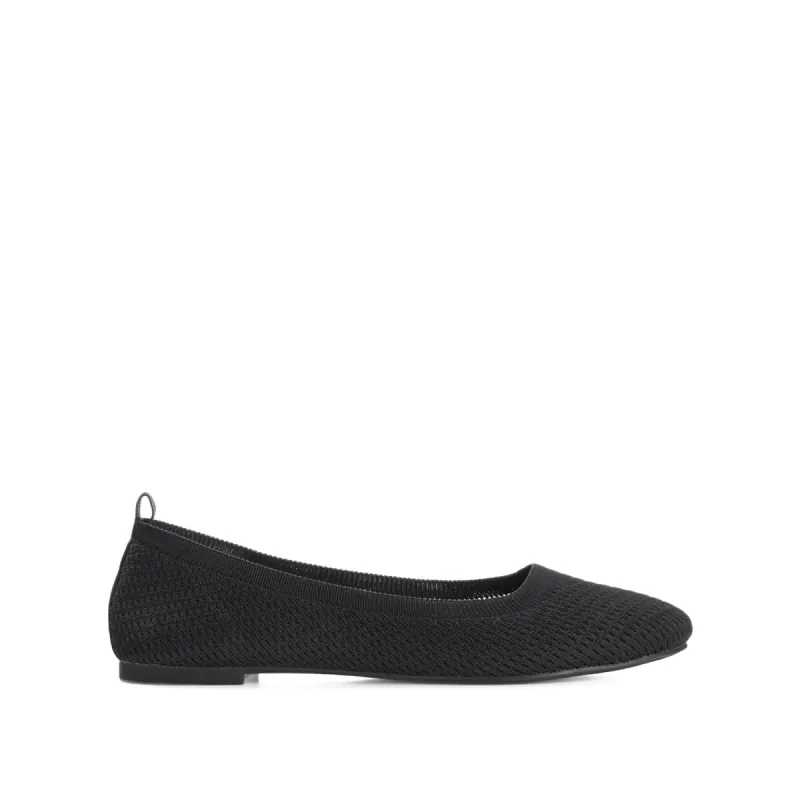 MARYANN KNIT FABRIC BALLET FLATS sold by Journee Collection