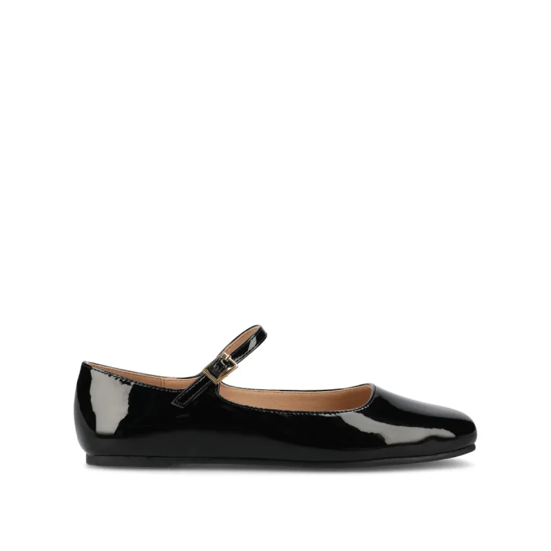 CARRIE BALLET FLATS IN PATENT sold by Journee Collection