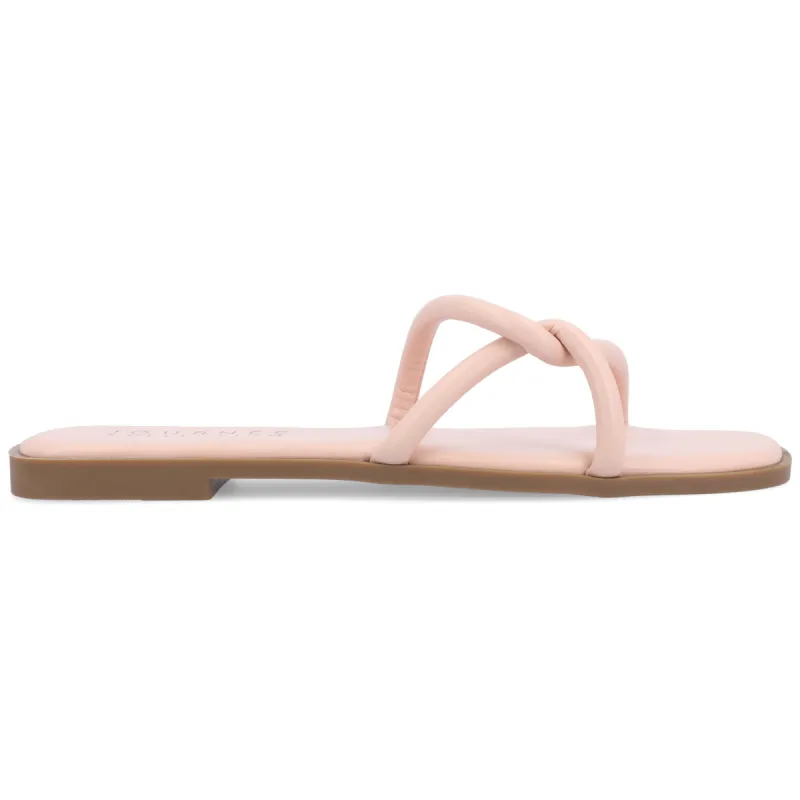 LAUDA SLIDE SANDALS sold by Journee Collection