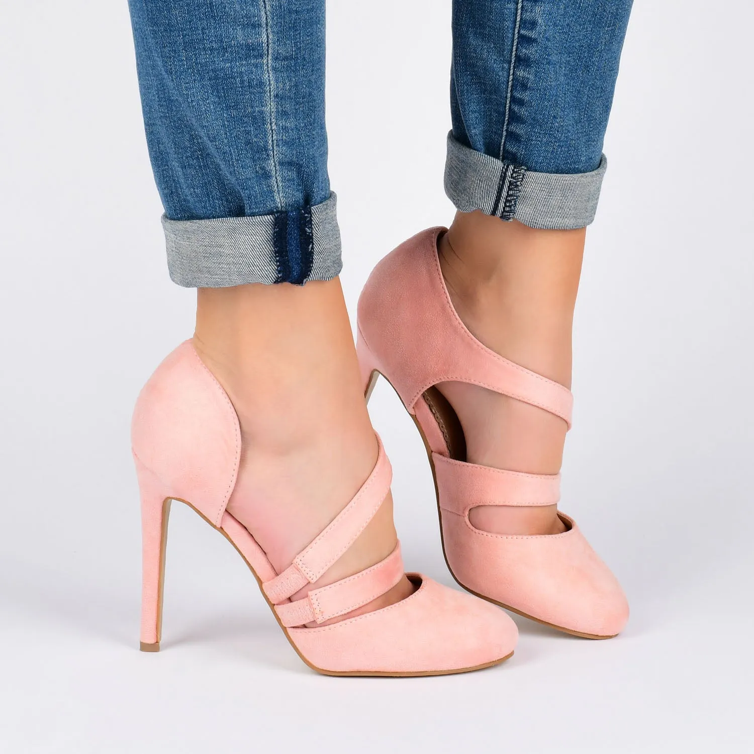 ZEERA STILETTO HEELS IN FAUX SUEDE sold by Journee Collection product image thumbnail 2