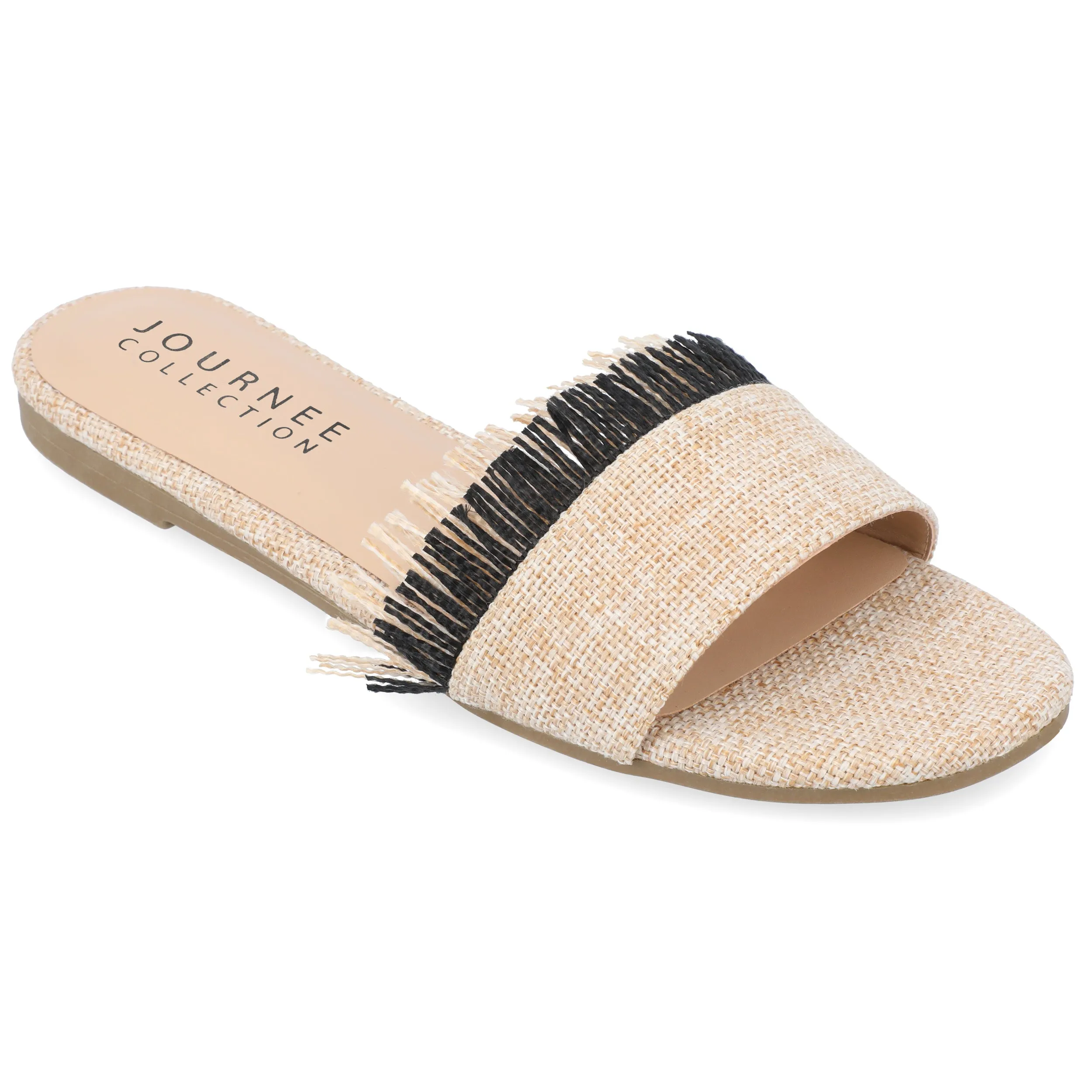 KOREENE FRINGE SLIDE SANDALS sold by Journee Collection product image thumbnail 4