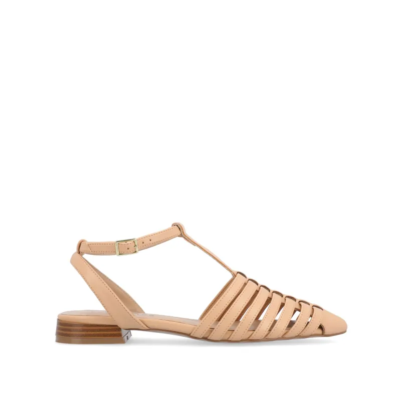 ALIVIA FISHERMAN SANDALS IN FAUX LEATHER sold by Journee Collection