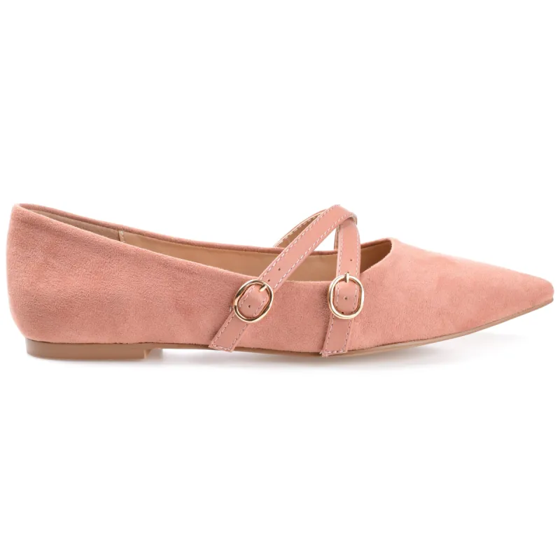 PATRICIA BALLET FLATS IN WIDE sold by Journee Collection