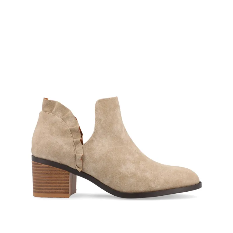 LENNIE BLOCK HEELED BOOTIES IN VEGAN LEATHER sold by Journee Collection