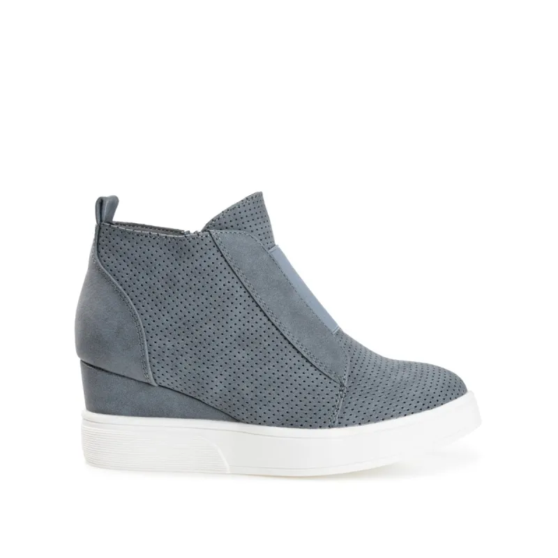 CLARA WEDGE HEEL SNEAKERS IN WIDE sold by Journee Collection