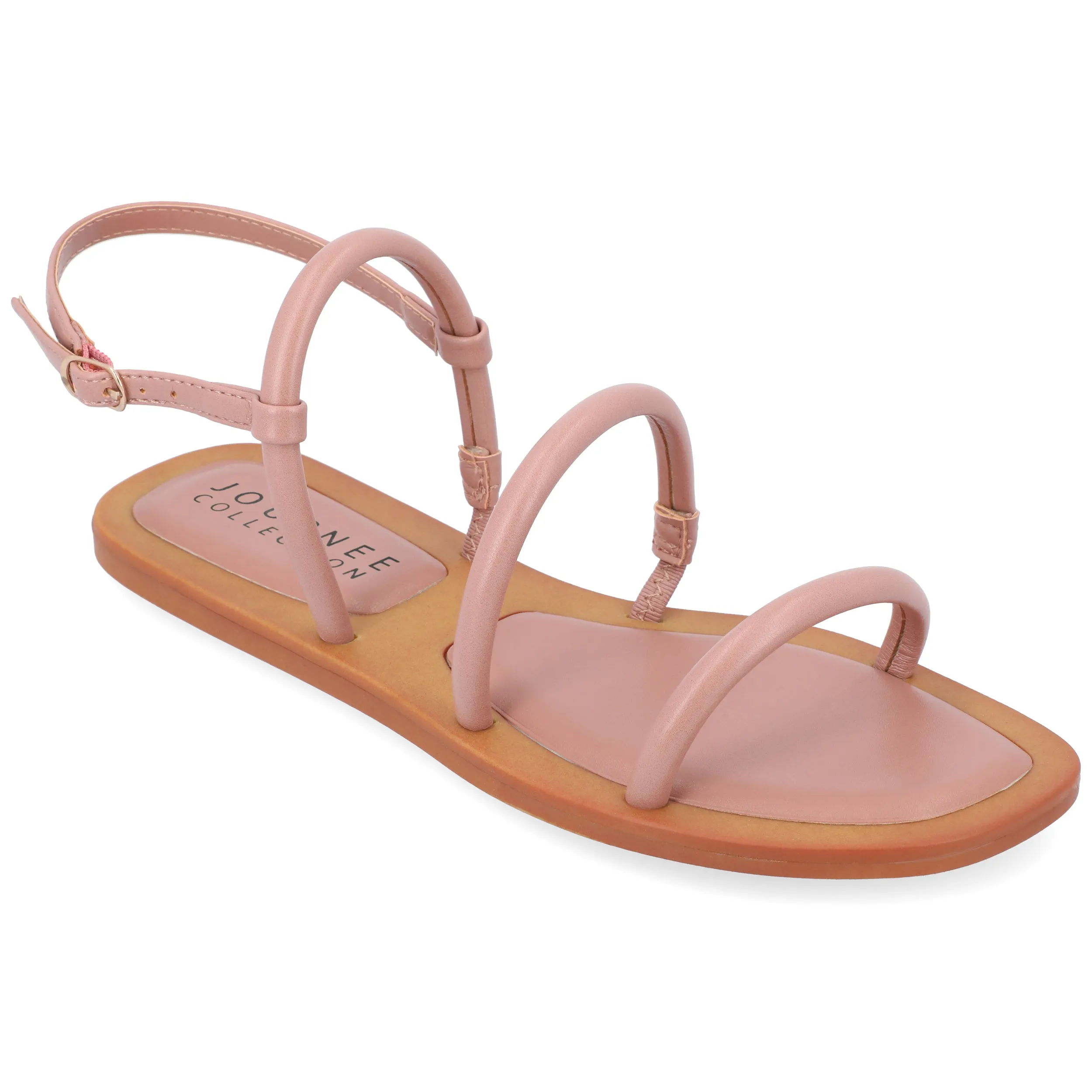 KARRIO MULTI STRAP SANDALS IN FAUX LEATHER sold by Journee Collection product image thumbnail 4