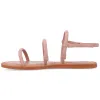 KARRIO MULTI STRAP SANDALS IN FAUX LEATHER sold by Journee Collection