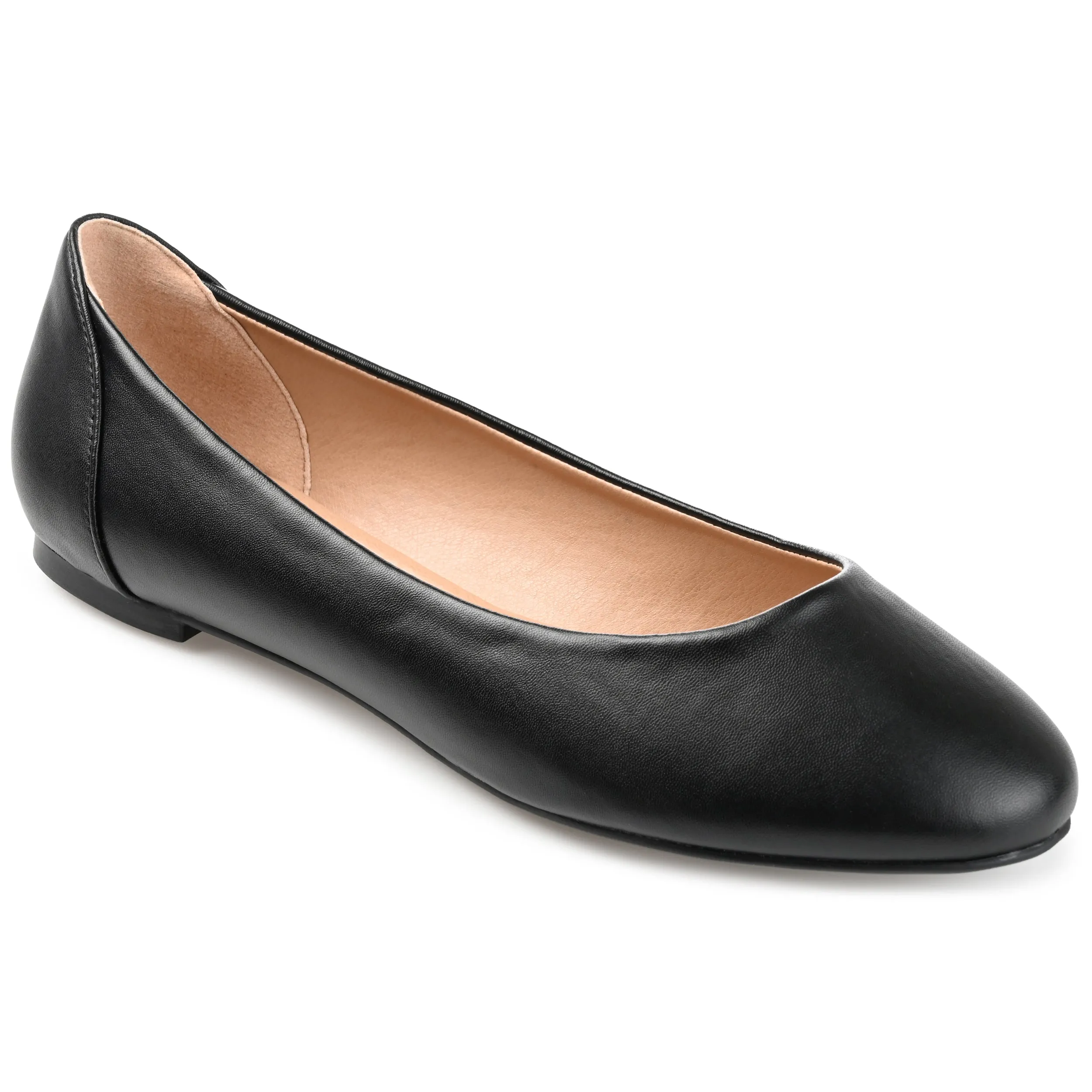 KAVN VEGAN LEATHER FLATS IN WIDE sold by Journee Collection