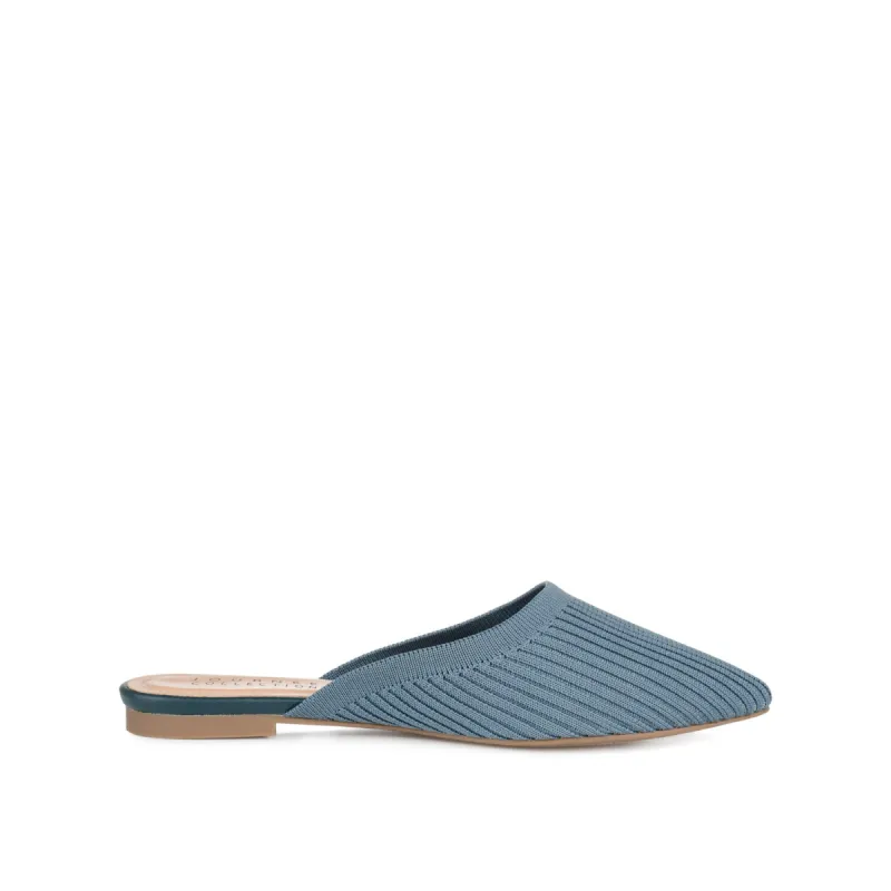 ANIEE BASIC KNIT FABRIC FLATS IN WIDE sold by Journee Collection