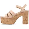 JANIA BLOCK HEELED SANDALS IN PATENT sold by Journee Collection