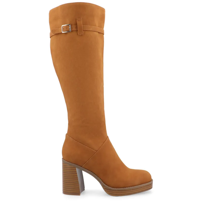 LETICE KNEE HIGH BOOTS IN X-WIDE CALF sold by Journee Collection