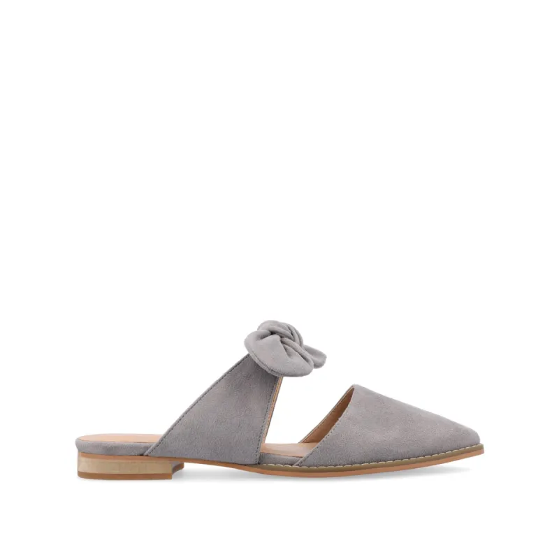 TELULAH MULE FLATS IN FAUX SUEDE sold by Journee Collection