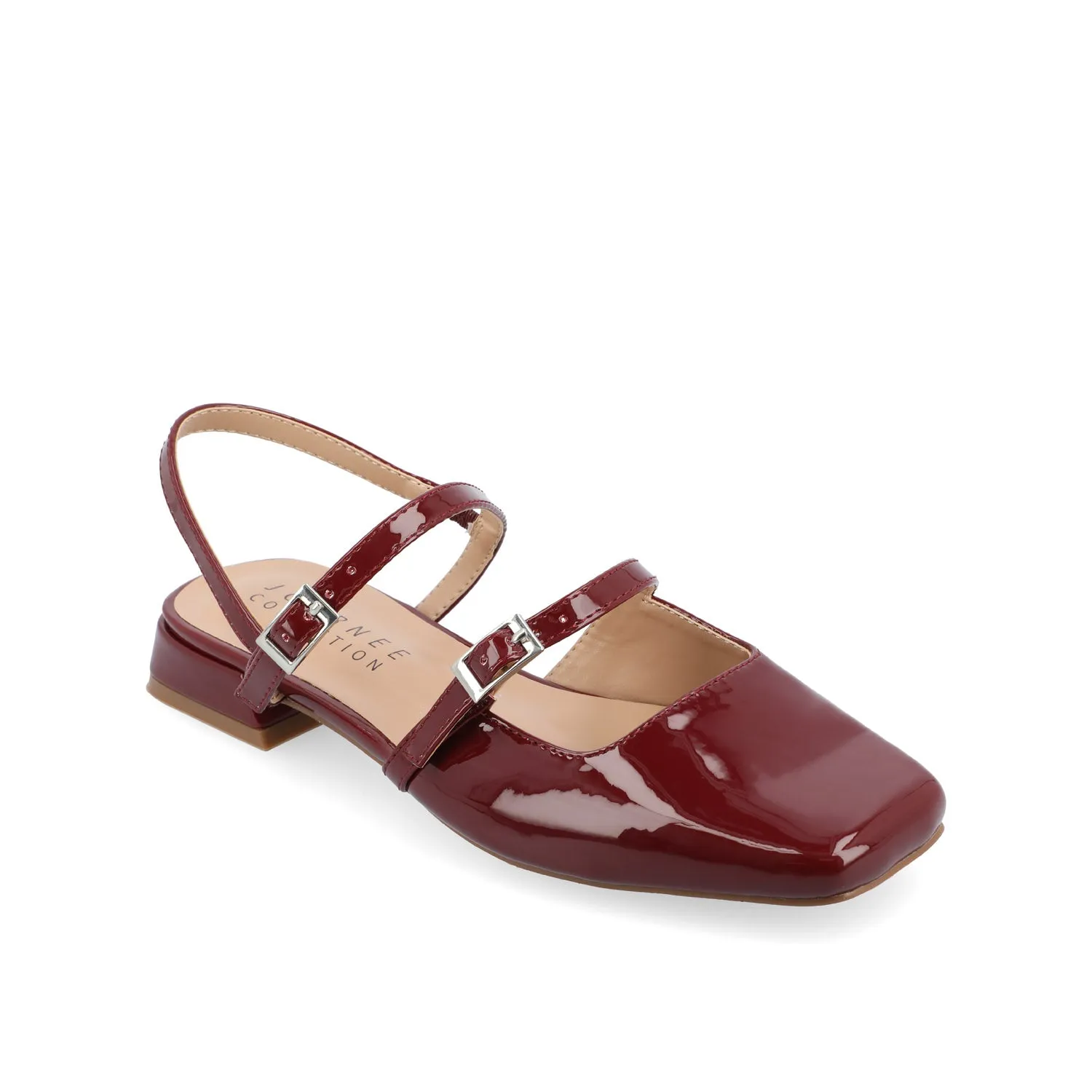 GRETCHENN HEELED FLATS IN PATENT sold by Journee Collection product image thumbnail 3