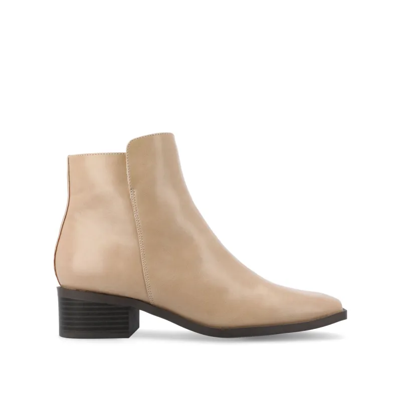 CAPPRI SQUARE TOE BOOTIES IN WIDE sold by Journee Collection