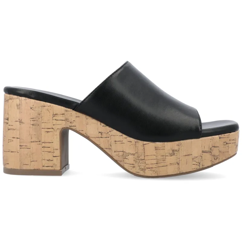ASTTER HEELED SANDALS made by Journee Collection