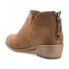 LIVVY ZIP-UP BOOTIES IN WIDE sold by Journee Collection