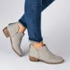 LIVVY ZIP-UP BOOTIES IN WIDE sold by Journee Collection
