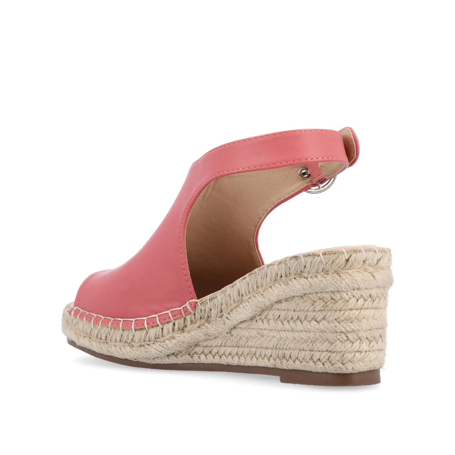 CREW ESPADRILLE WEDGE HEELED SANDALS sold by Journee Collection product image thumbnail 5