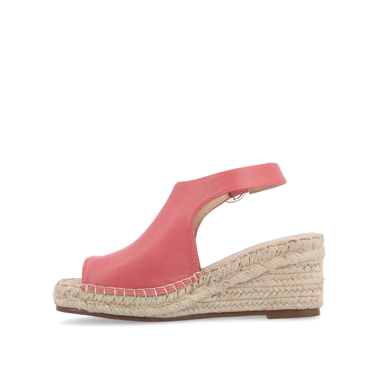 CREW ESPADRILLE WEDGE HEELED SANDALS sold by Journee Collection product image thumbnail 4