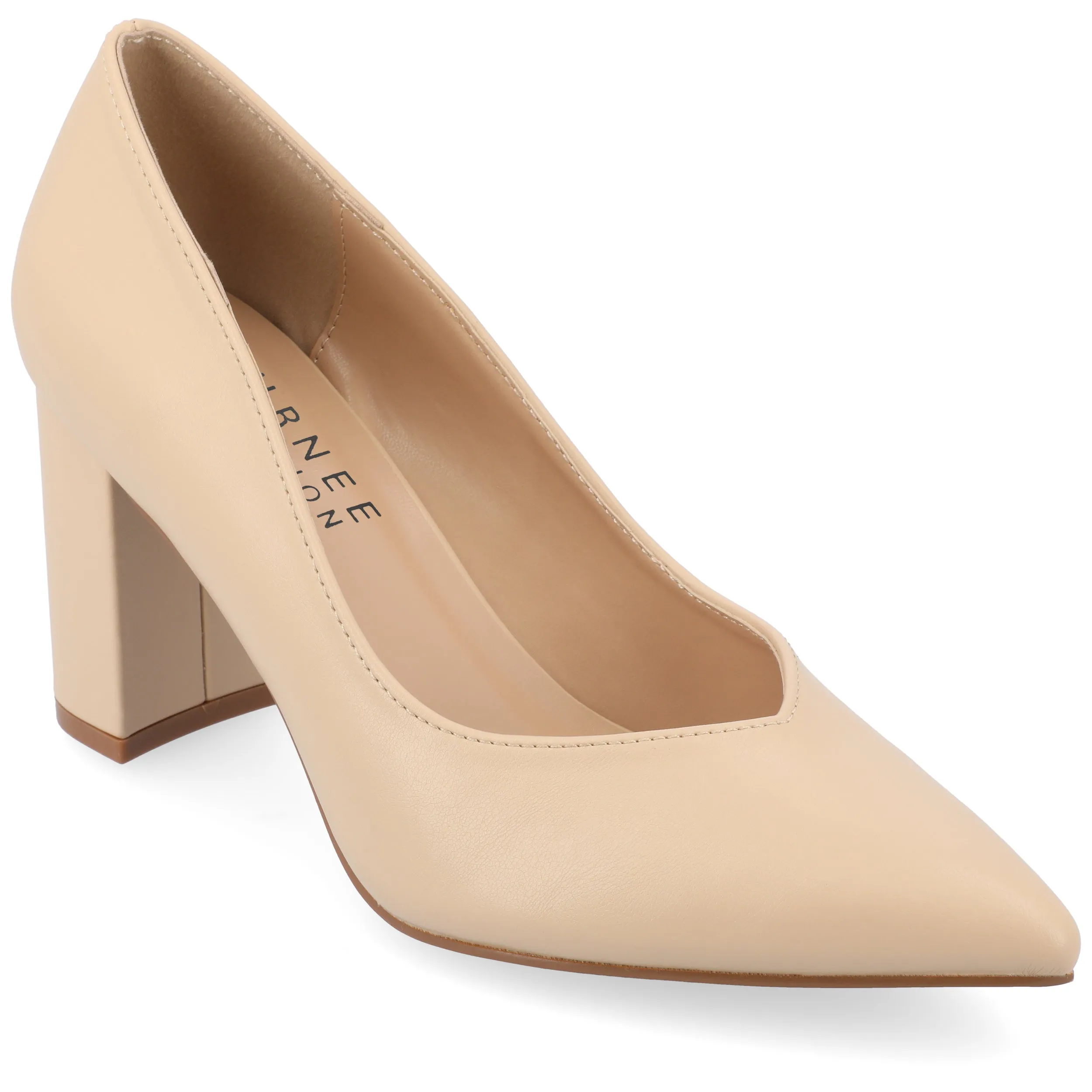 SIMONNE WARM SHADE PUMP HEELS IN NARROW sold by Journee Collection product image thumbnail 3