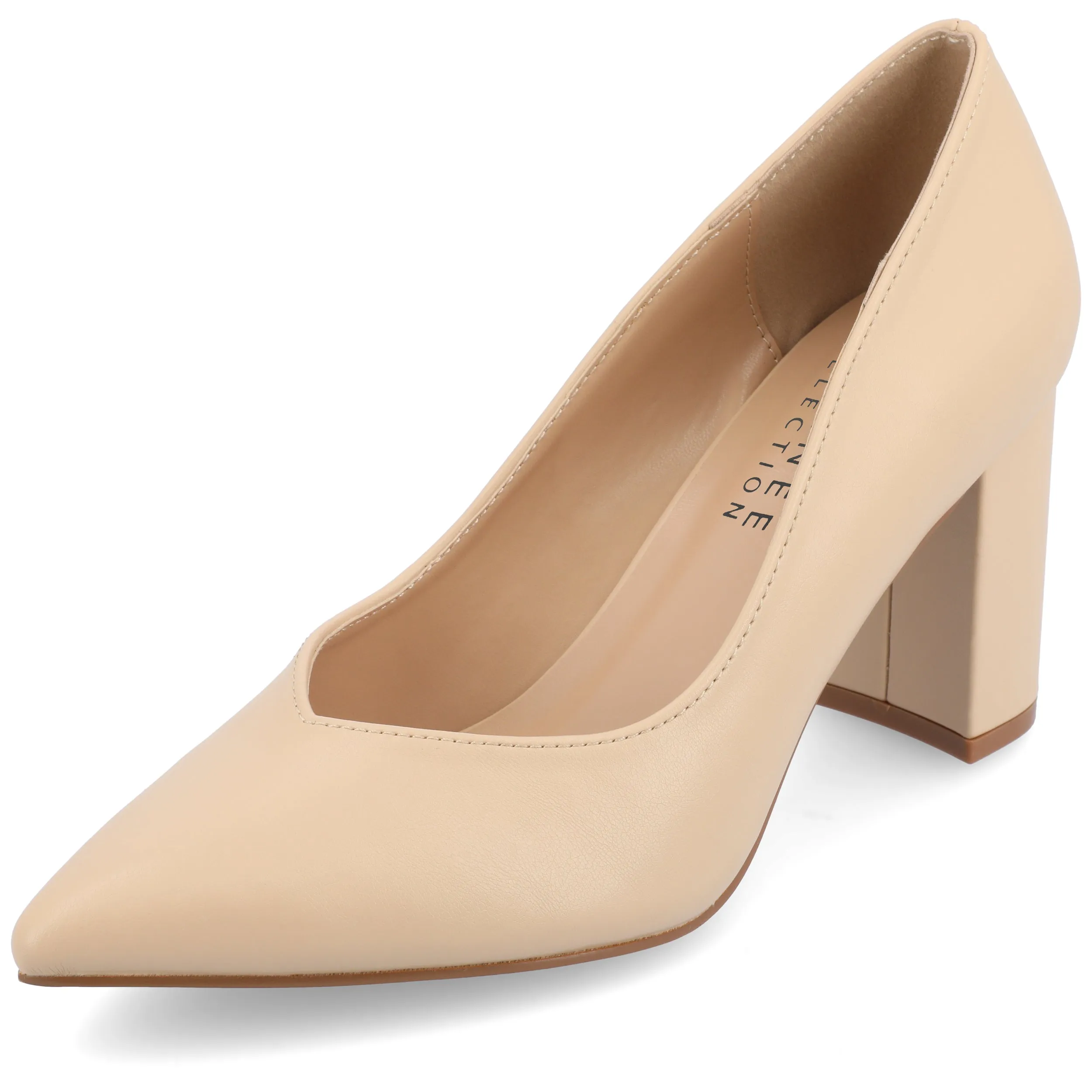 SIMONNE WARM SHADE PUMP HEELS IN NARROW sold by Journee Collection product image thumbnail 5