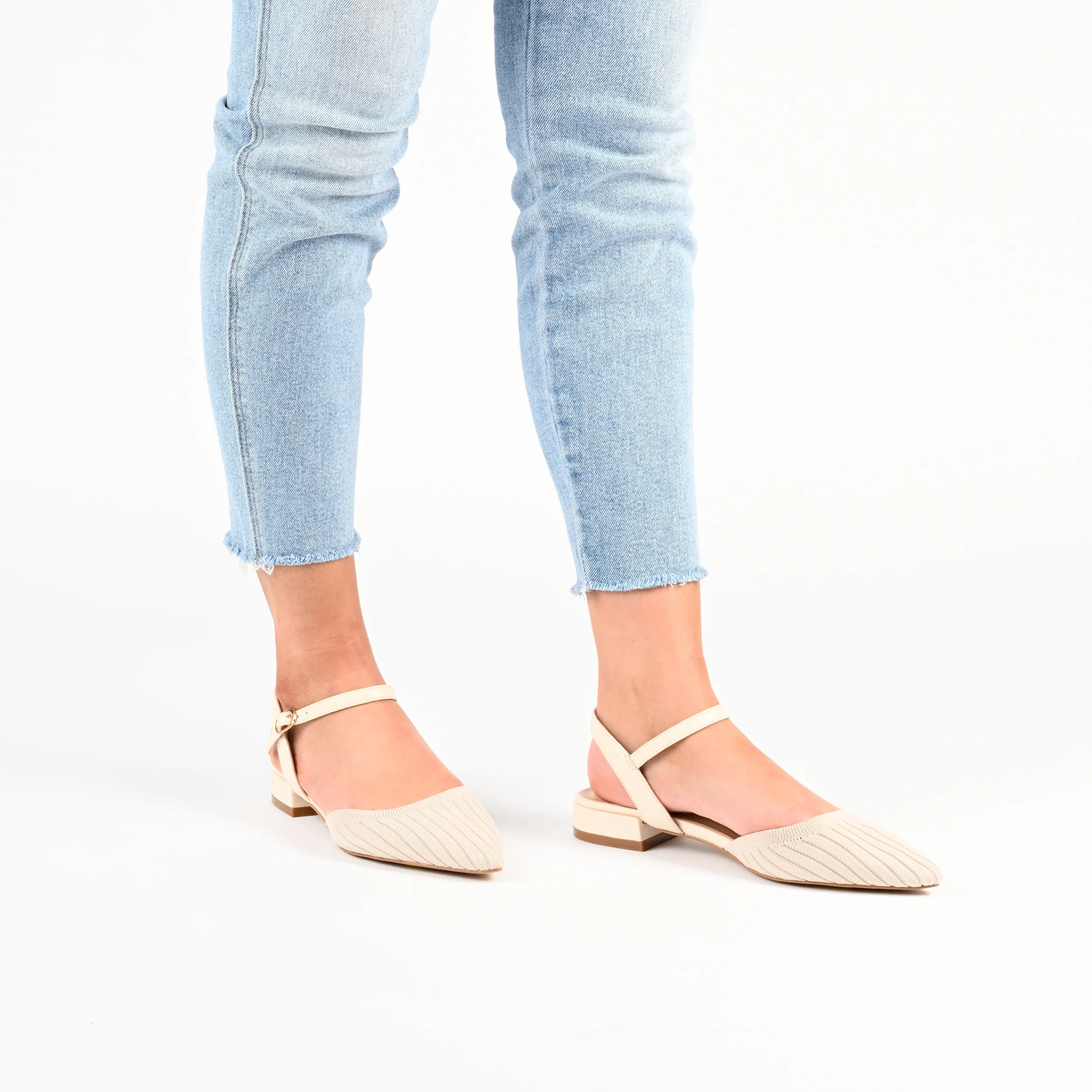 ANSLEY FLATS IN KNIT FABRIC sold by Journee Collection product image thumbnail 2