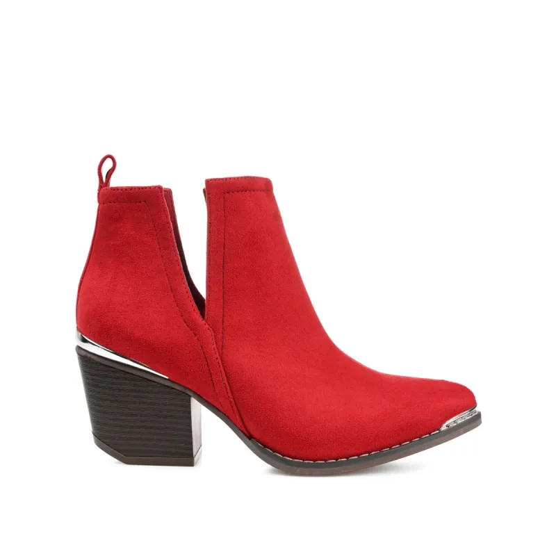 ISSLA CUTOUT BOOTIES IN WIDE sold by Journee Collection
