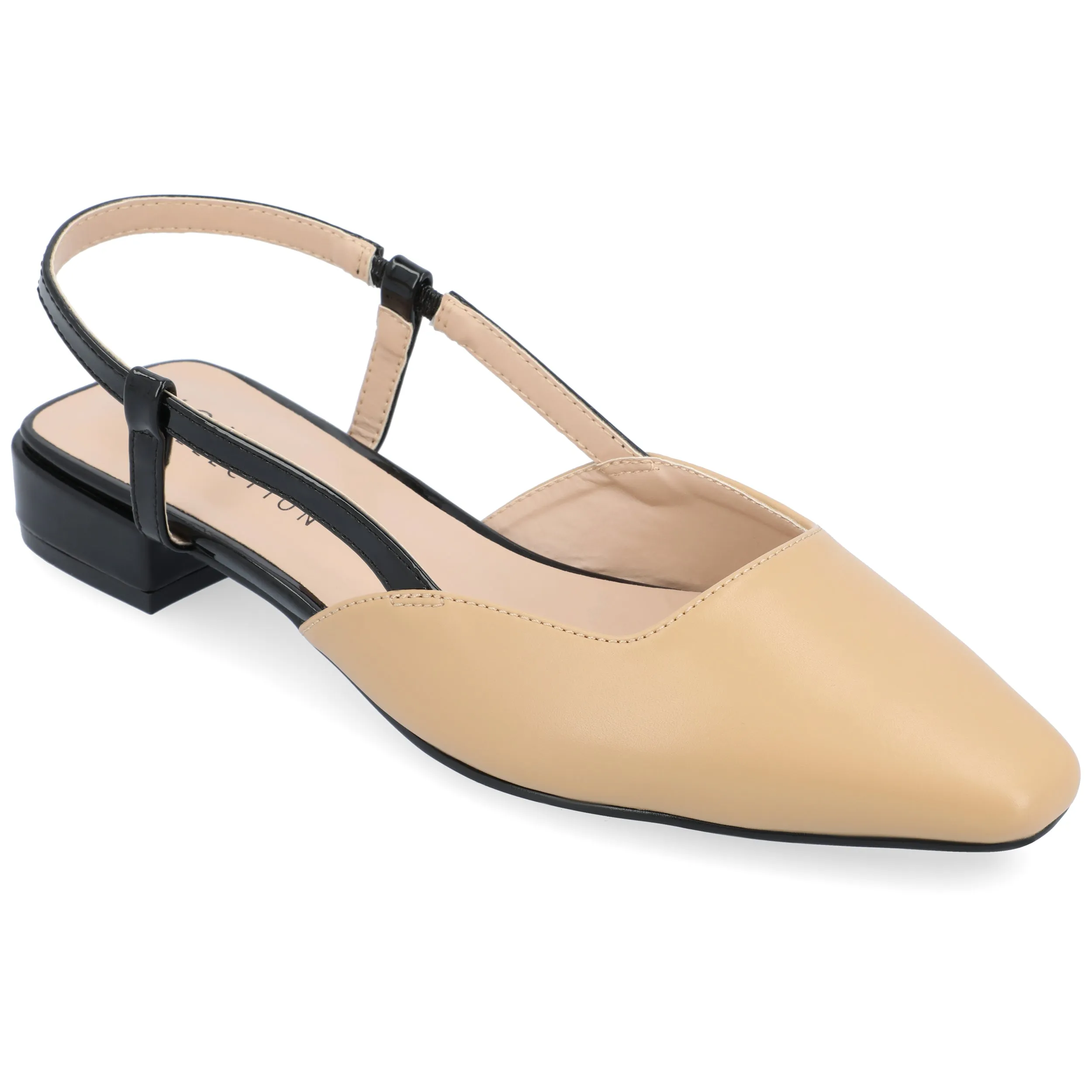 PAISLEE SLINGBACK FLATS IN LEATHER sold by Journee Collection product image thumbnail 4
