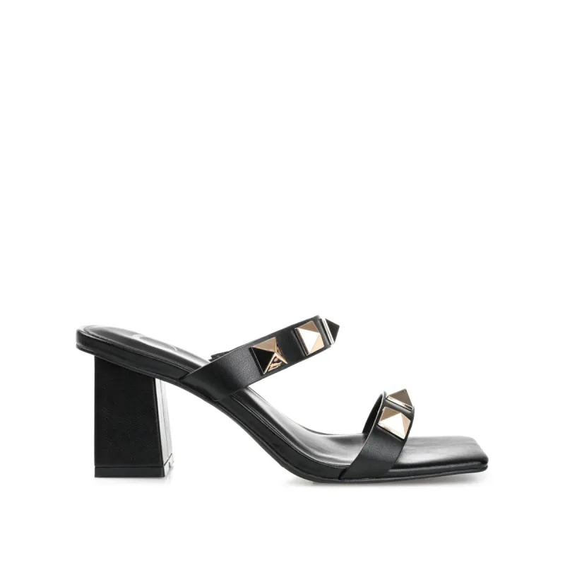 KIRIAN HEELED SANDALS IN FAUX LEATHER sold by Journee Collection