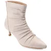 CHEVI POINTED-TOE BOOTIES IN FAUX LEATHER sold by Journee Collection