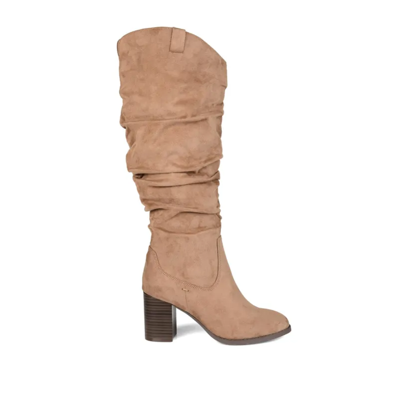 ANEIL KNEE-HIGH BOOTS IN FAUX SUEDE sold by Journee Collection