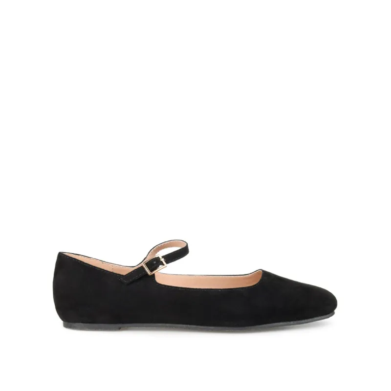 CARRIE BALLET FLATS IN FAUX SUEDE sold by Journee Collection
