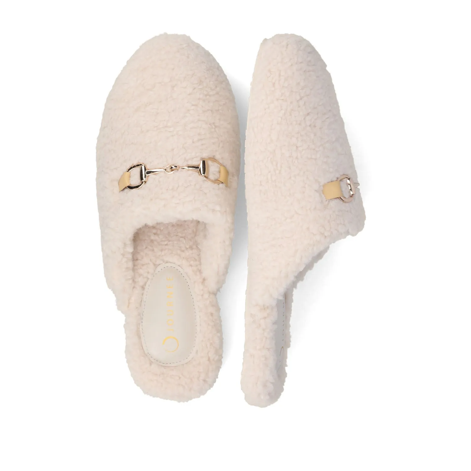 MONNROE SLIPPERS IN FAUX SHEARLING sold by Journee Collection product image thumbnail 4