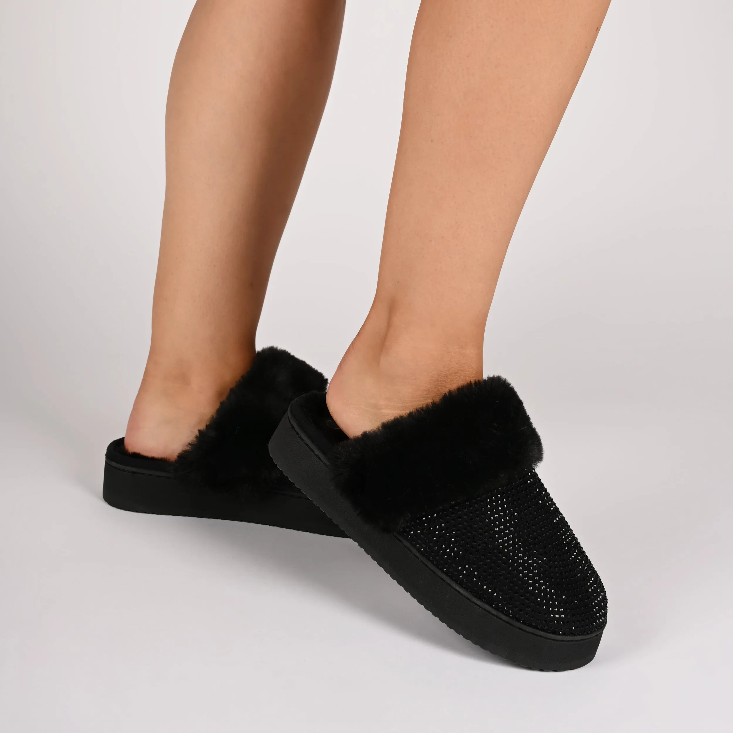 EMMBER SLIPPERS IN FAUX SUEDE sold by Journee Collection product image thumbnail 2