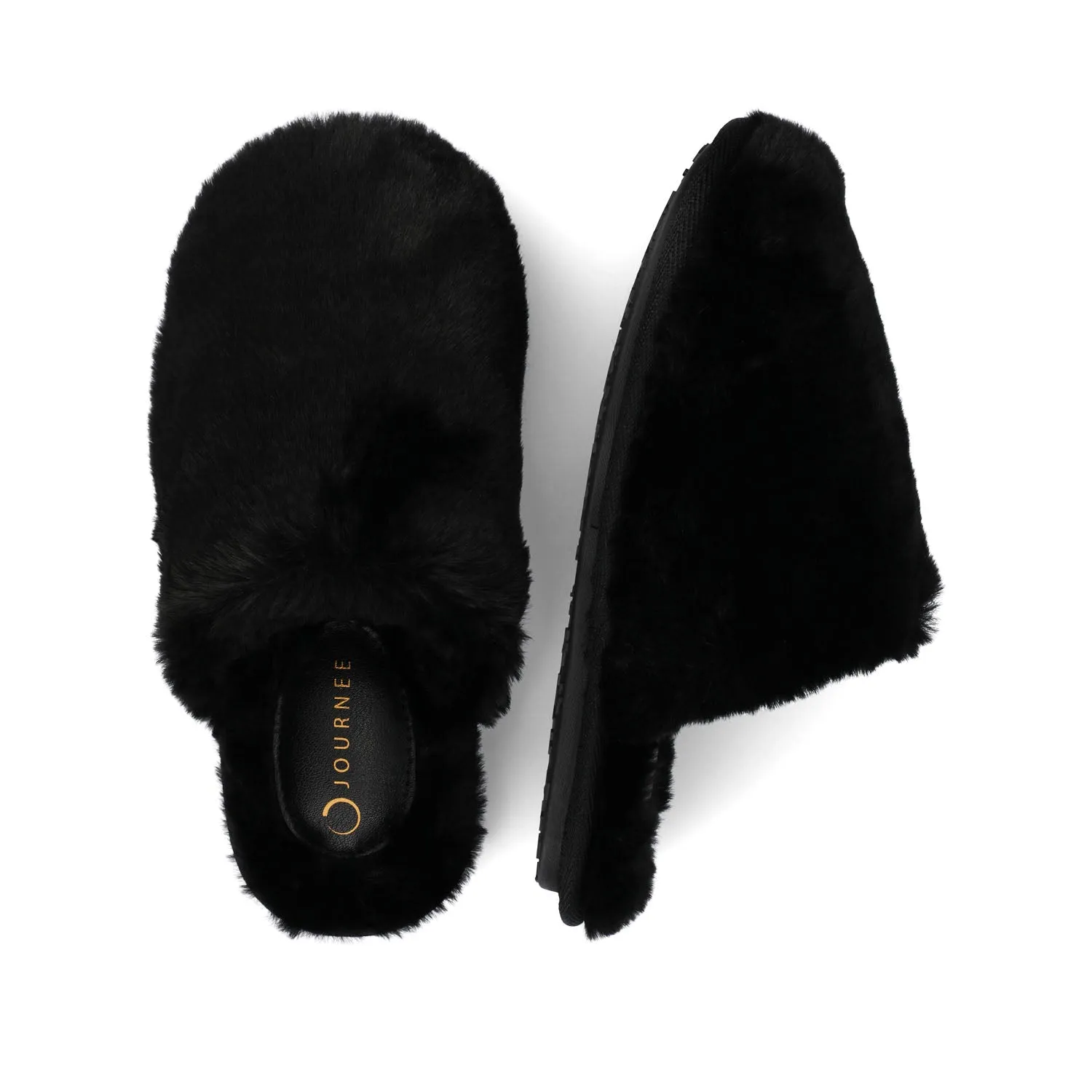 JAYDE SLIPPERS IN FAUX FUR sold by Journee Collection product image thumbnail 4