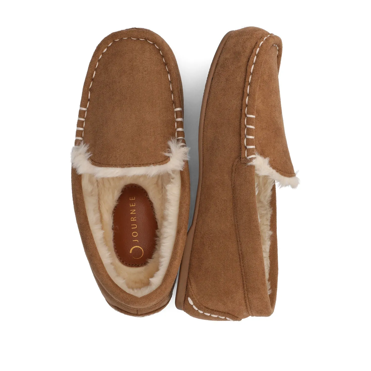 JETAH SLIPPERS IN FAUX SUEDE sold by Journee Collection product image thumbnail 4