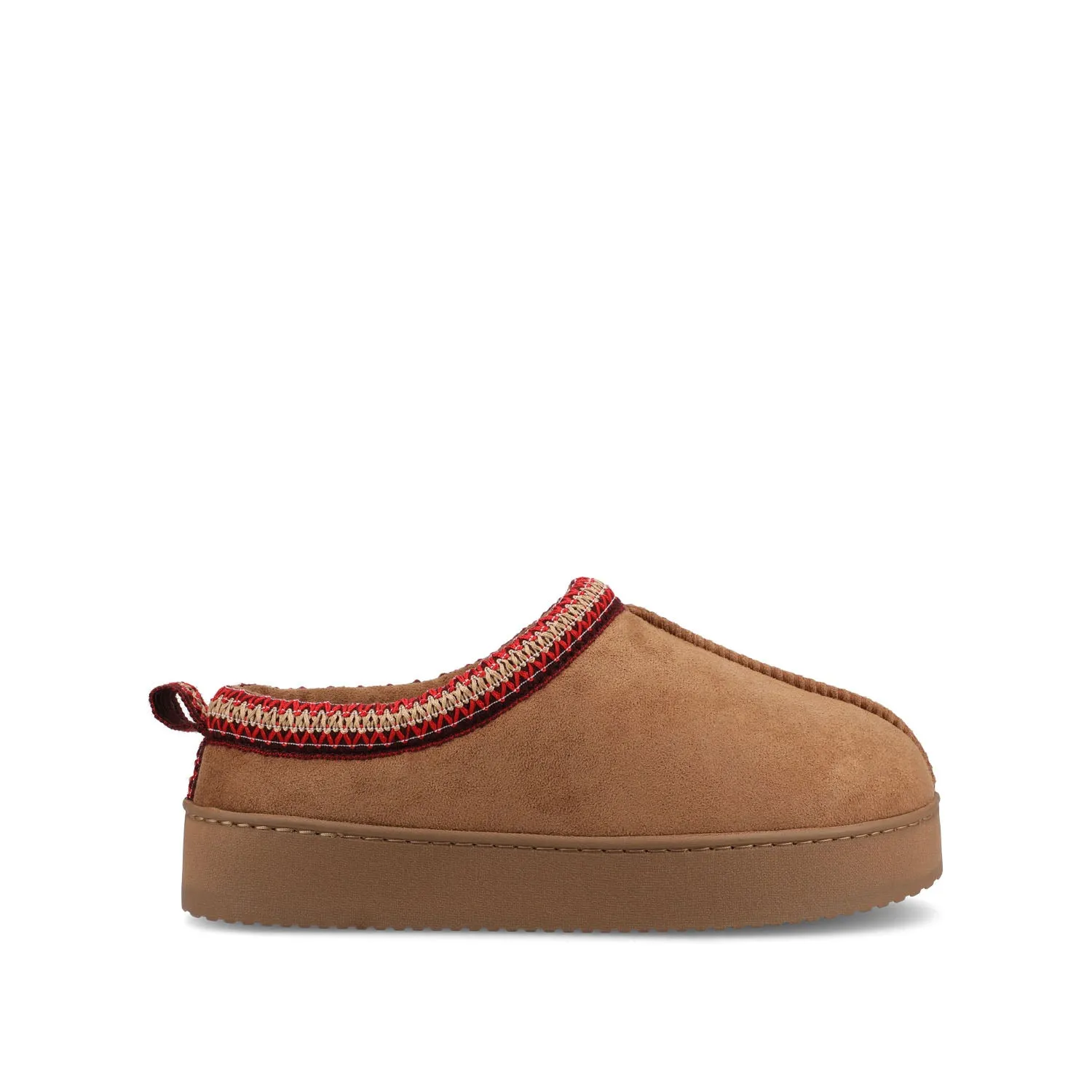 CONNWAY SLIPPERS IN FAUX SUEDE sold by Journee Collection