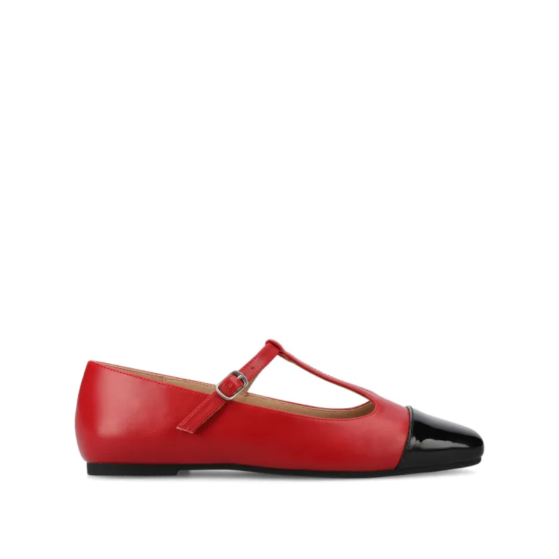 THEAH MARY JANE FLATS IN WIDE sold by Journee Collection