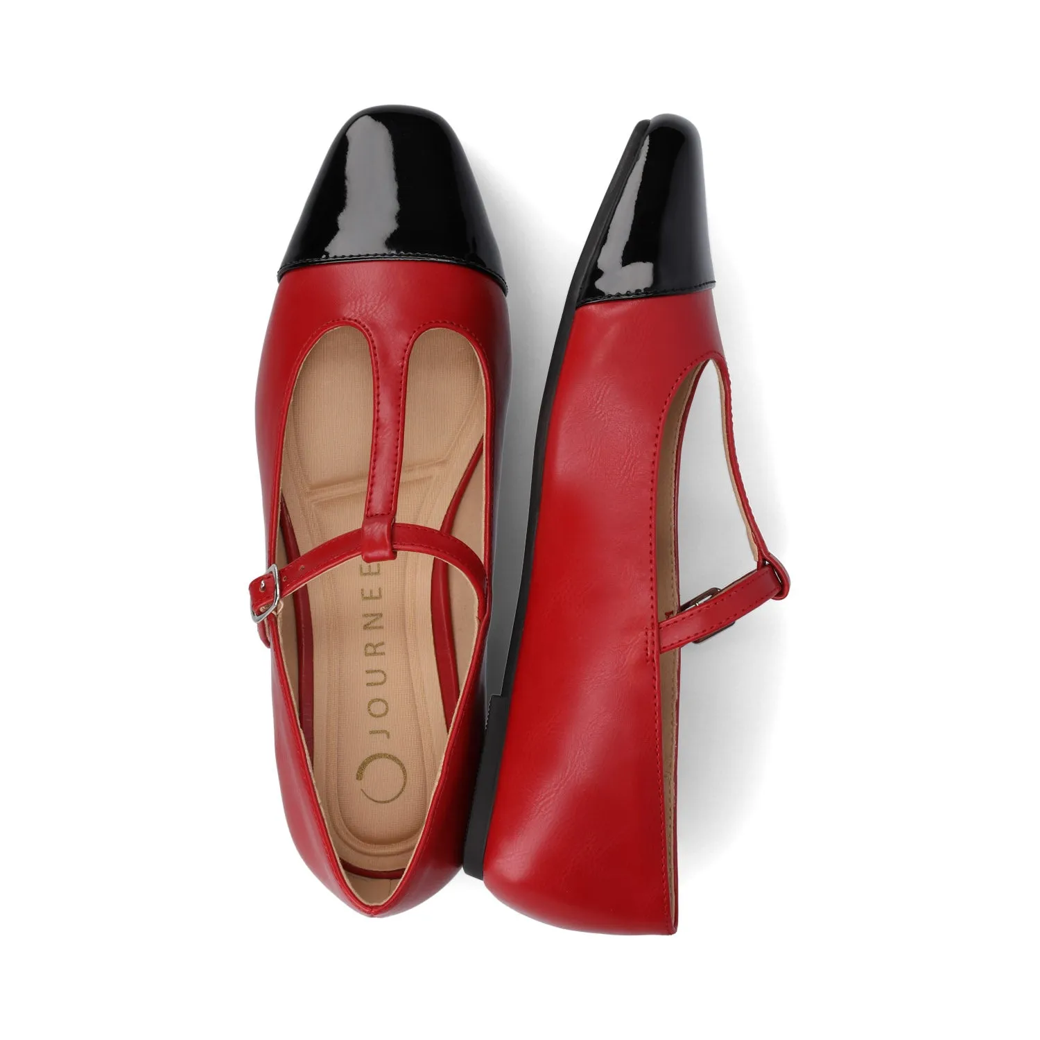 THEAH MARY JANE FLATS IN WIDE sold by Journee Collection product image thumbnail 3