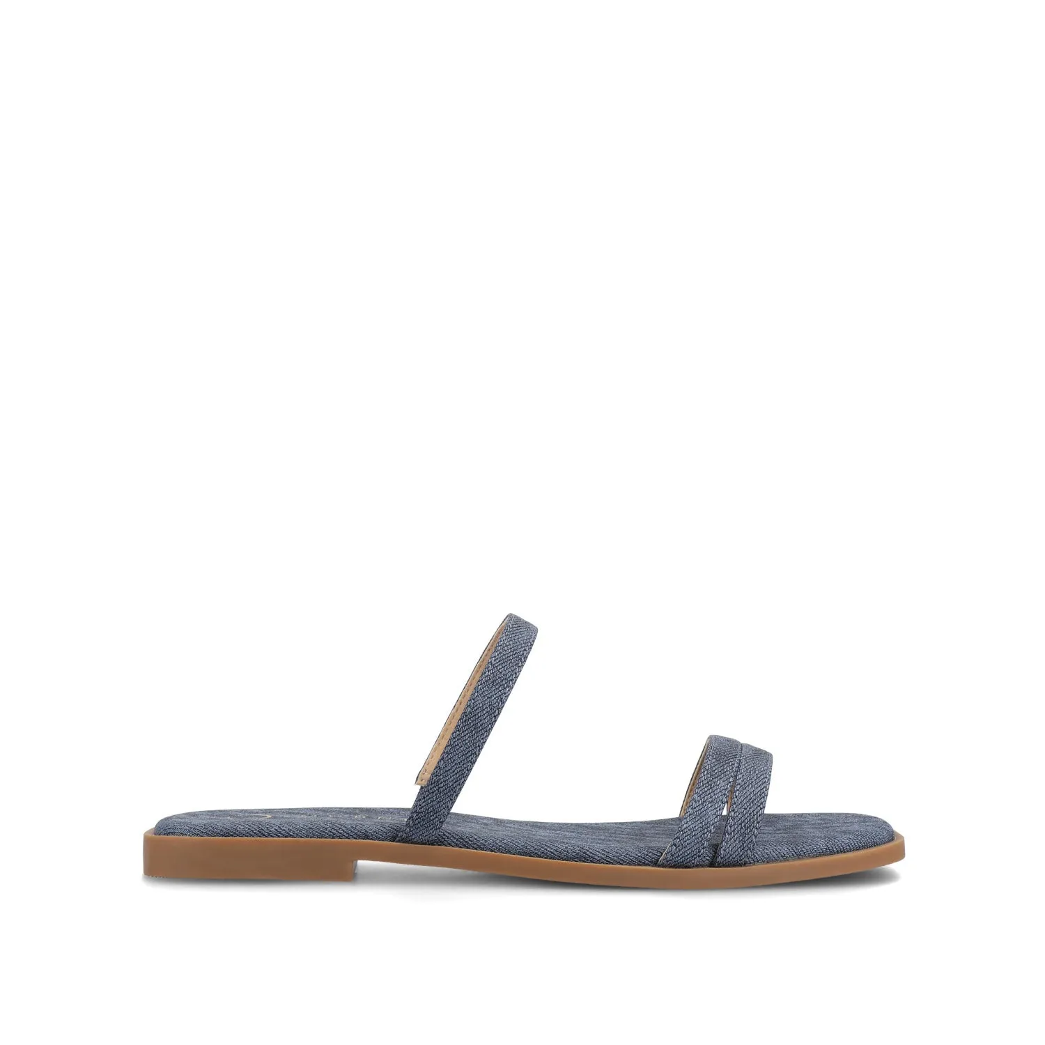 BRISA MULTI STRAP SANDALS IN CORK & DENIM sold by Journee Collection