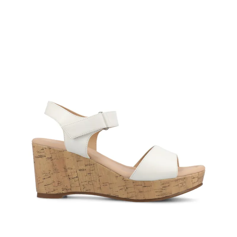RANAE WEDGE HEELED SANDALS sold by Journee Collection
