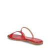 BRISA SLIDE SANDALS IN FAUX LEATHER sold by Journee Collection