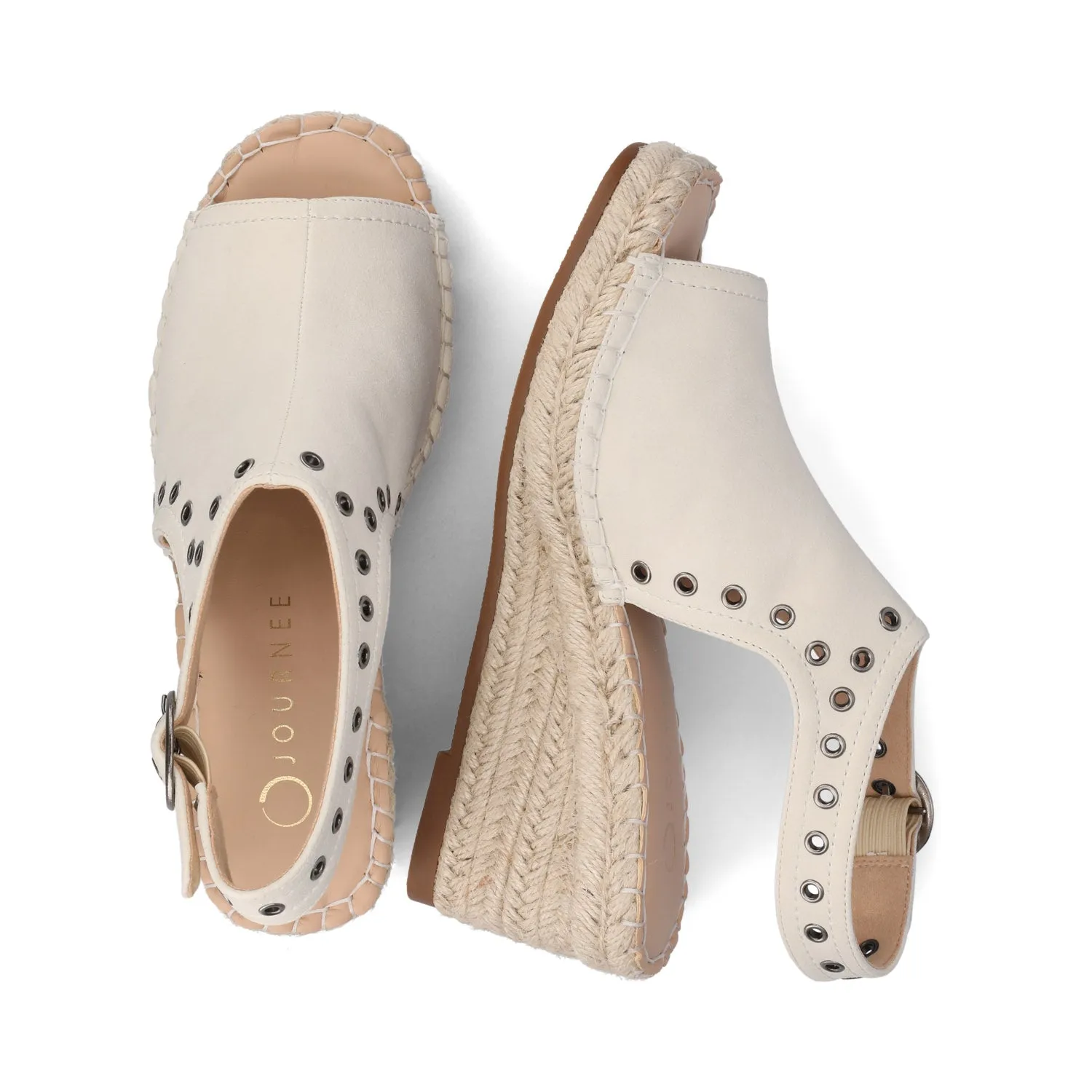 CRISIE ESPADRILLE WEDGE HEELED SANDALS sold by Journee Collection product image thumbnail 4