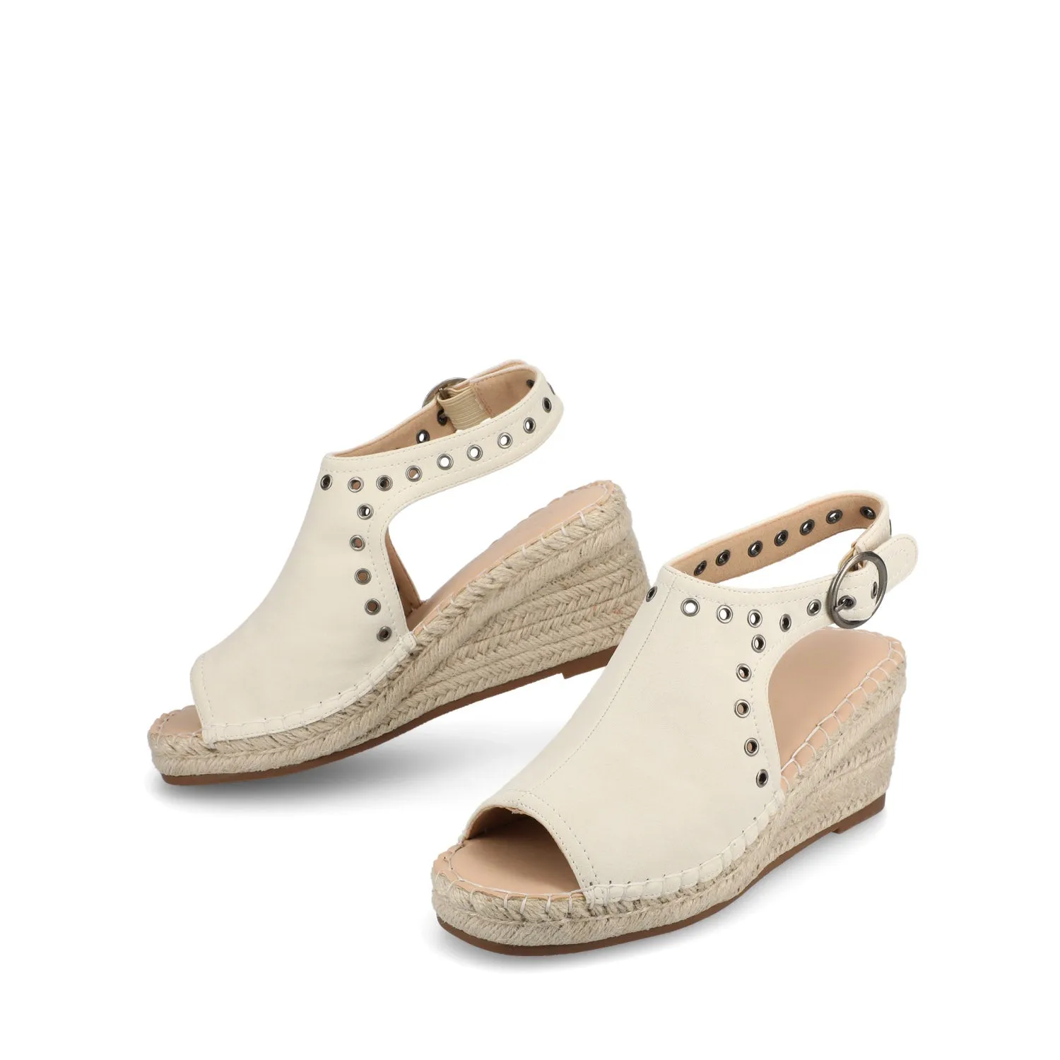 CRISIE ESPADRILLE WEDGE HEELED SANDALS sold by Journee Collection product image thumbnail 3